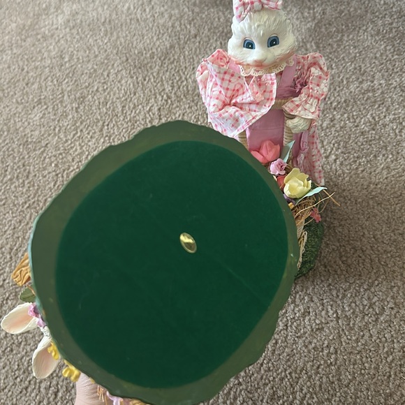 Fabric Mache Spring Bunnies~Vintage Bunny Rabbits, Spring,Figurines - Ship Alone - Picture 7 of 7